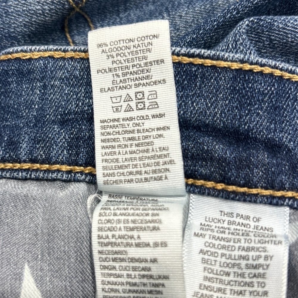 Lucky Sweet Straight Stretch Denim Jeans - Picture 9 of 10